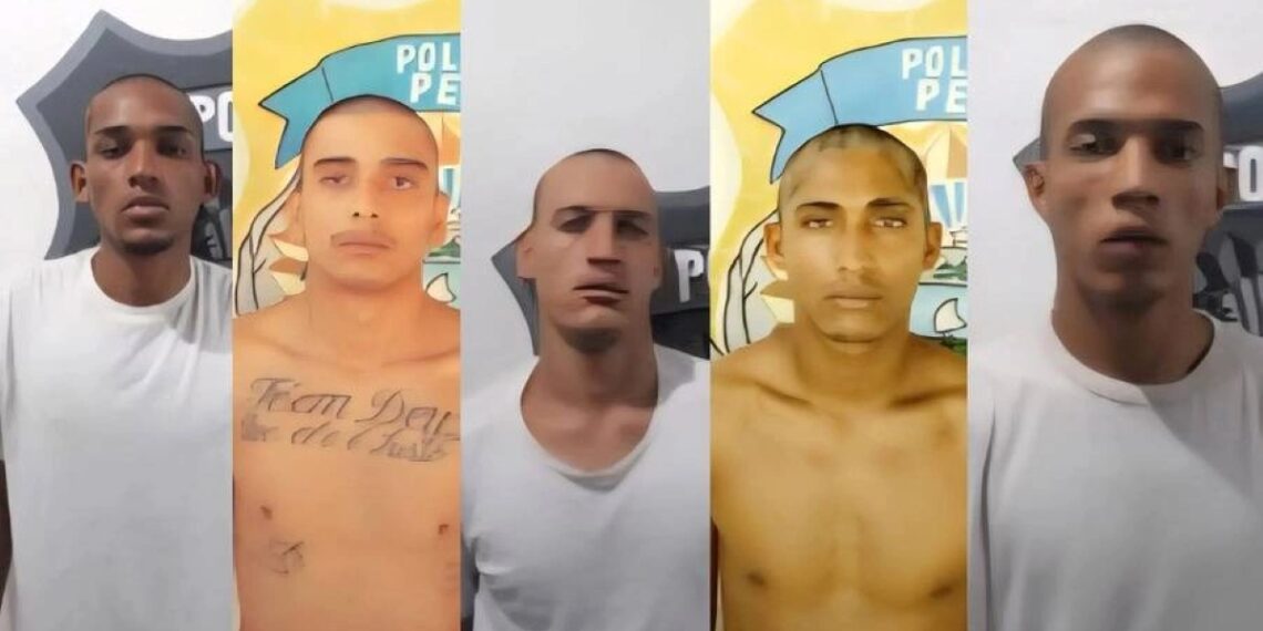 Cinco detentos fogem da Penitenciária de Alcaçuz durante fortes chuvas no RN