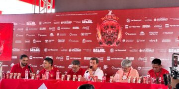 Conheça os três portais do tema do Garantido para o Bumbódromo