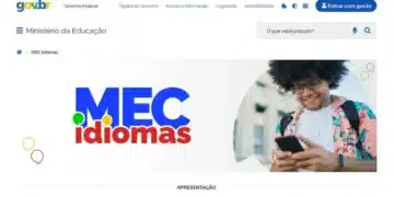MEC lança plataforma gratuita de inglês e espanhol com certificado