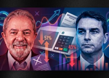 Lula e Flávio Bolsonaro empatam em pesquisa eleitoral em SP
