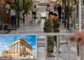 Turistas norte-americanos são esfaqueados perto da Acrópole em Atenas