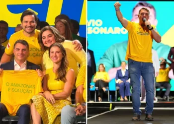 Lideranças do PL-AM acompanham convenção de Flávio Bolsonaro