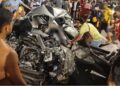 Remoção de carreta que tombou em Manaus só ocorrerá à noite