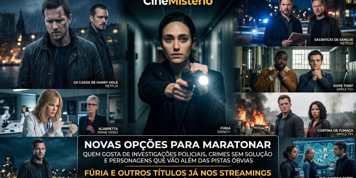 Confira 7 séries de investigação e suspense para ver no fim de semana