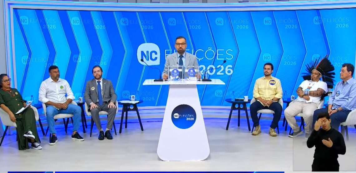 Candidatos ao Senado no AM travam 1º debate na TV Norte Amazonas