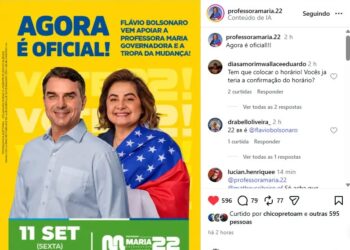 Flávio Bolsonaro antecipa visita ao Amazonas para 11 de setembro