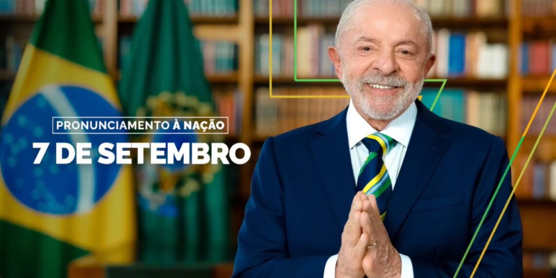 Em discurso do 7 de Setembro, Lula rebate tarifas comerciais dos EUA