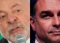 Lula e Flávio Bolsonaro empatam em nova pesquisa presidencial